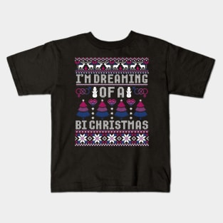 I'M Dreaming Of A Bi Biual Lgbtq Ugly Kids T-Shirt